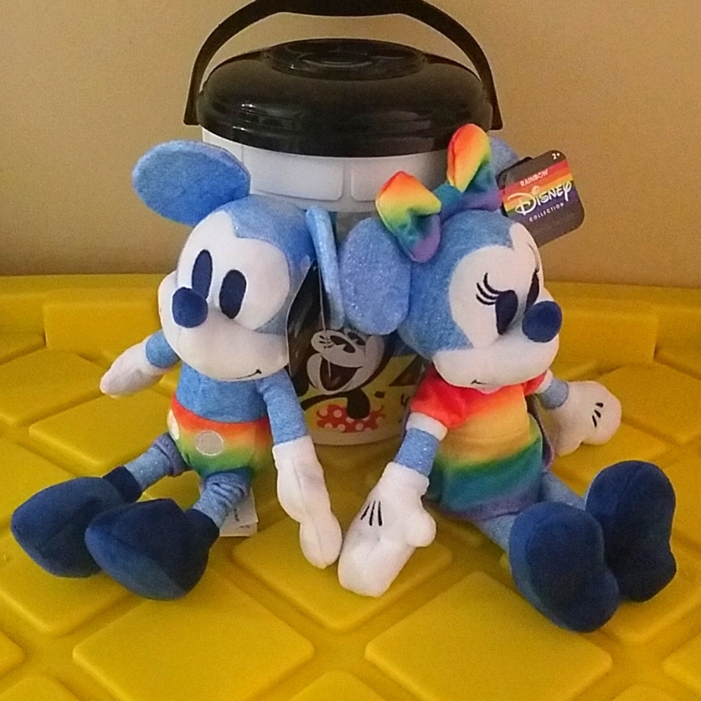 Mickey and Minnie rainbow collection